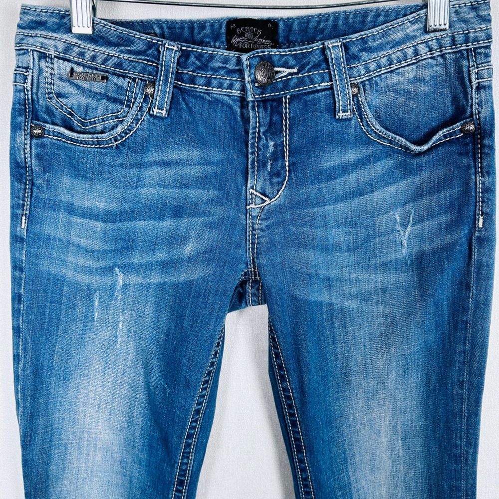 Express Women’s Boot Cut Jeans - Medium Blue Wash